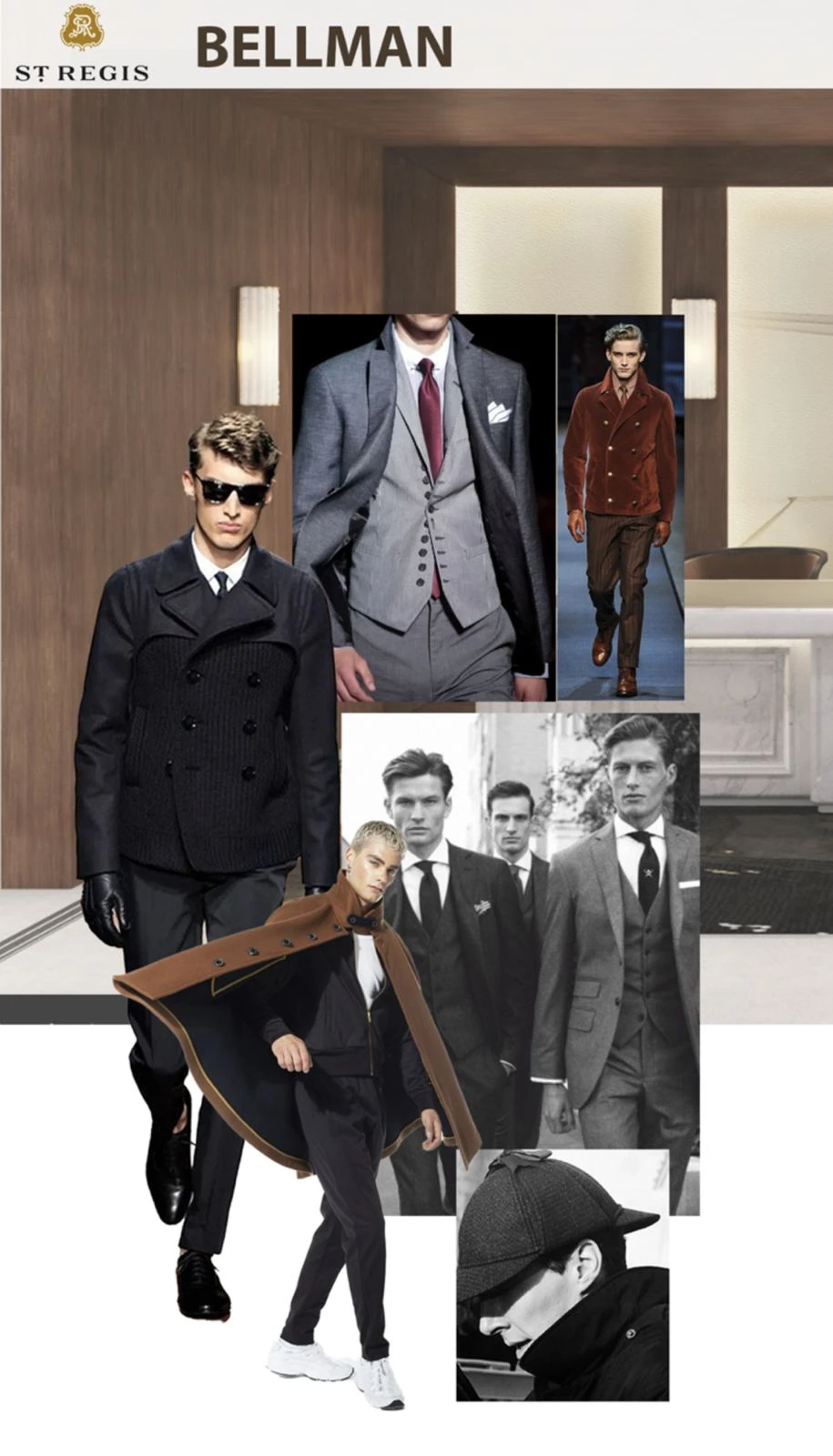 Lobi avizesi ve dikey cam paneller